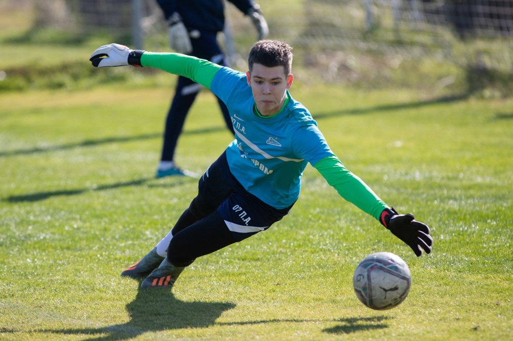 Учебно-тренировочные сборы команды «Зенит» U-18 в Турции, тренировка 31 января