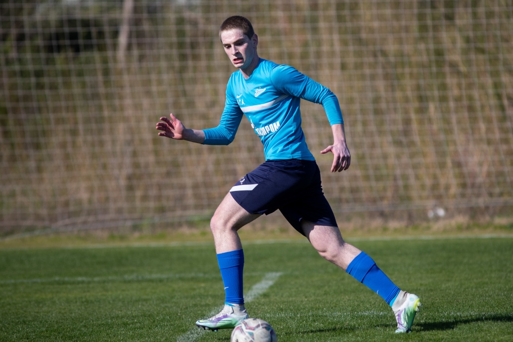 Учебно-тренировочные сборы команды «Зенит» U-18 в Турции, тренировка 31 января