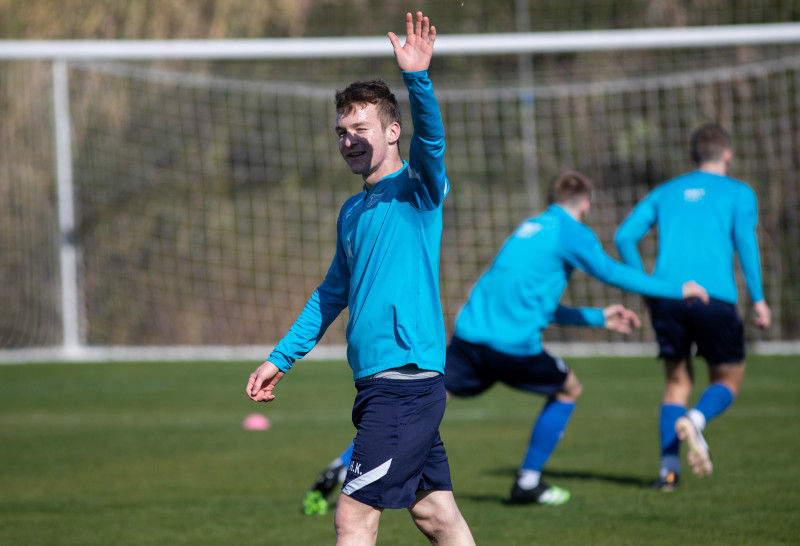 Учебно-тренировочные сборы команды «Зенит» U-18 в Турции, тренировка 31 января