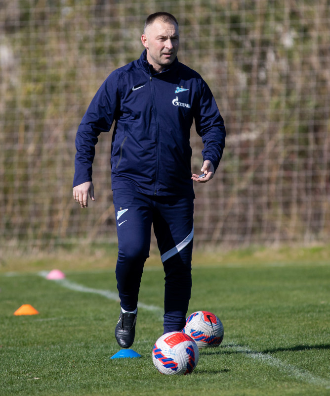 Учебно-тренировочные сборы команды «Зенит» U-18 в Турции, тренировка 31 января