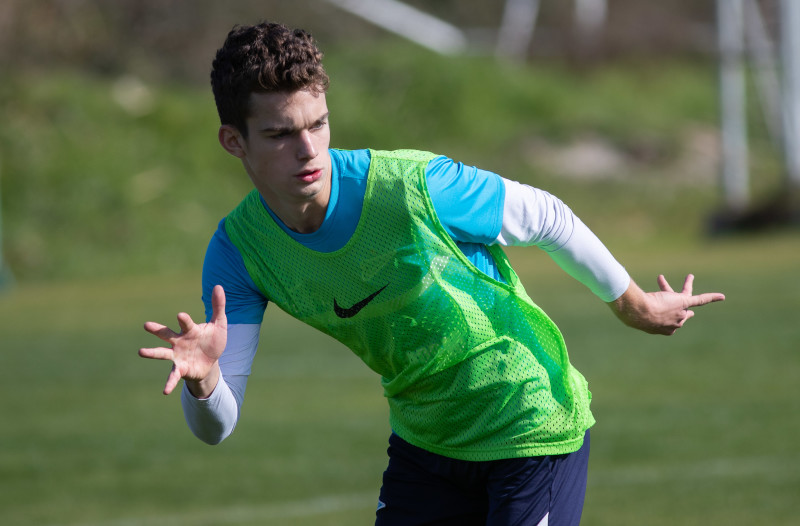 Учебно-тренировочные сборы команды «Зенит» U-18 в Турции, тренировка 31 января