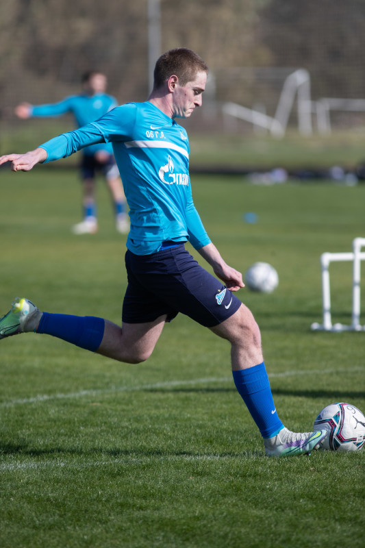 Учебно-тренировочные сборы команды «Зенит» U-18 в Турции, тренировка 31 января