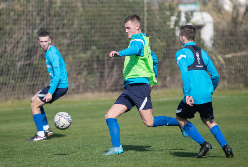 Учебно-тренировочные сборы команды «Зенит» U-18 в Турции, тренировка 31 января