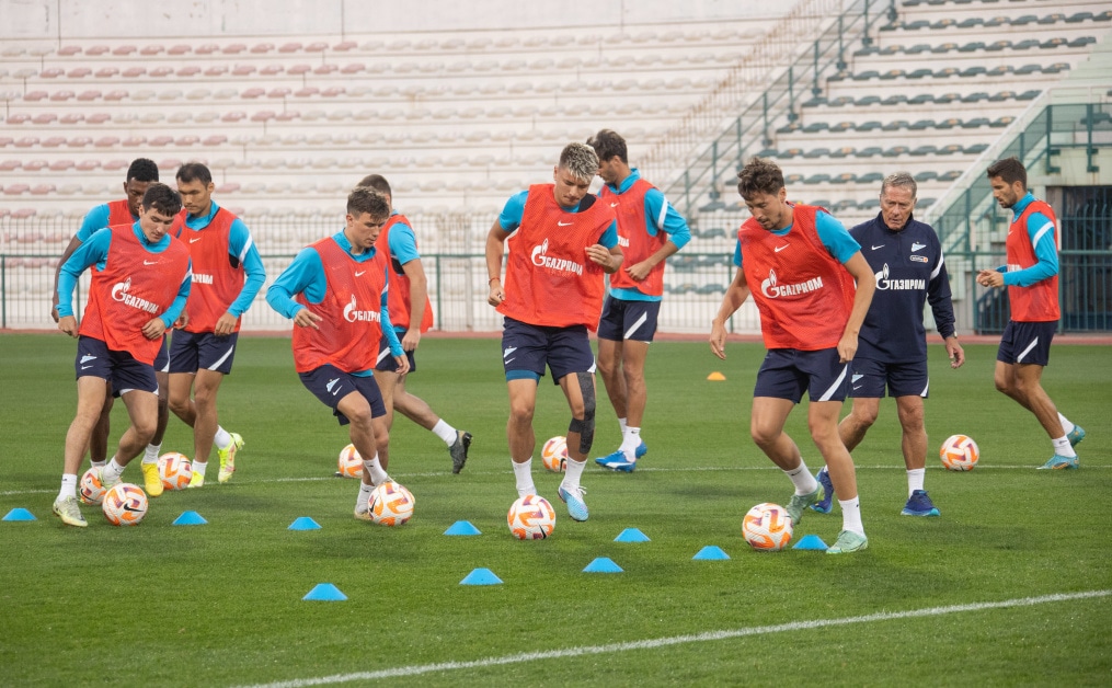 «Газпром» — тренировочные сборы в Дубае, 2 февраля: вечерняя тренировка