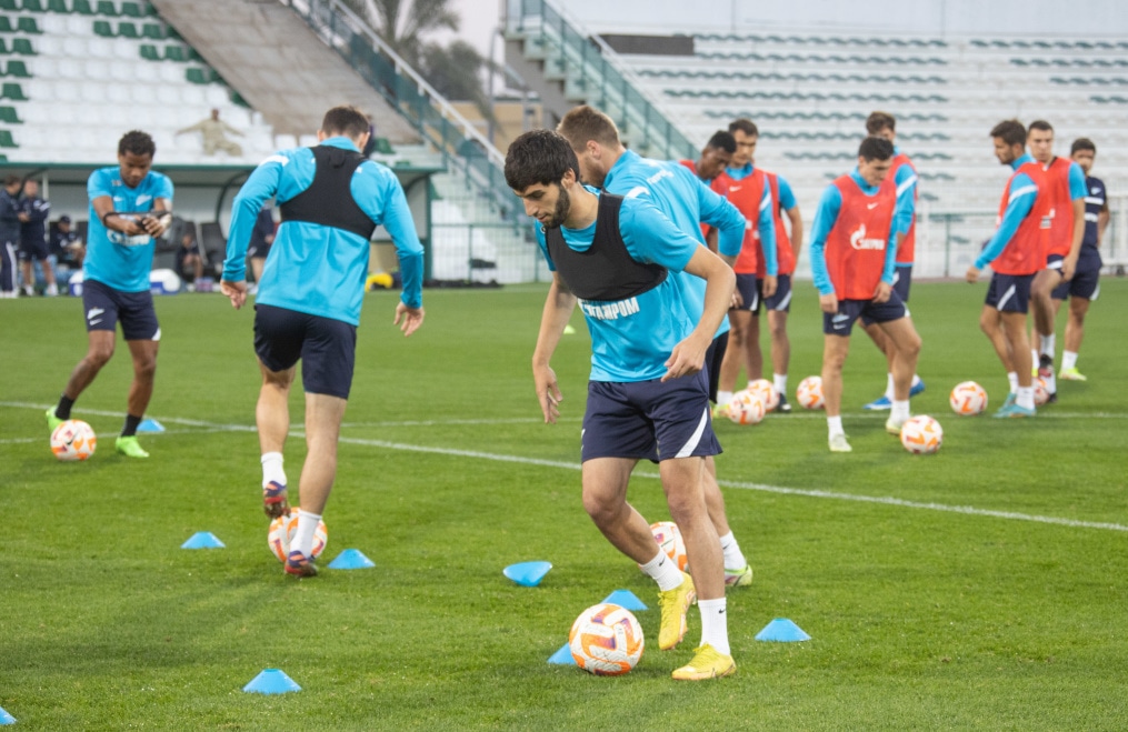 «Газпром» — тренировочные сборы в Дубае, 2 февраля: вечерняя тренировка