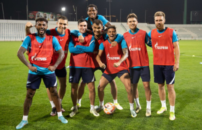 «Газпром» — тренировочные сборы в Дубае, 2 февраля: вечерняя тренировка