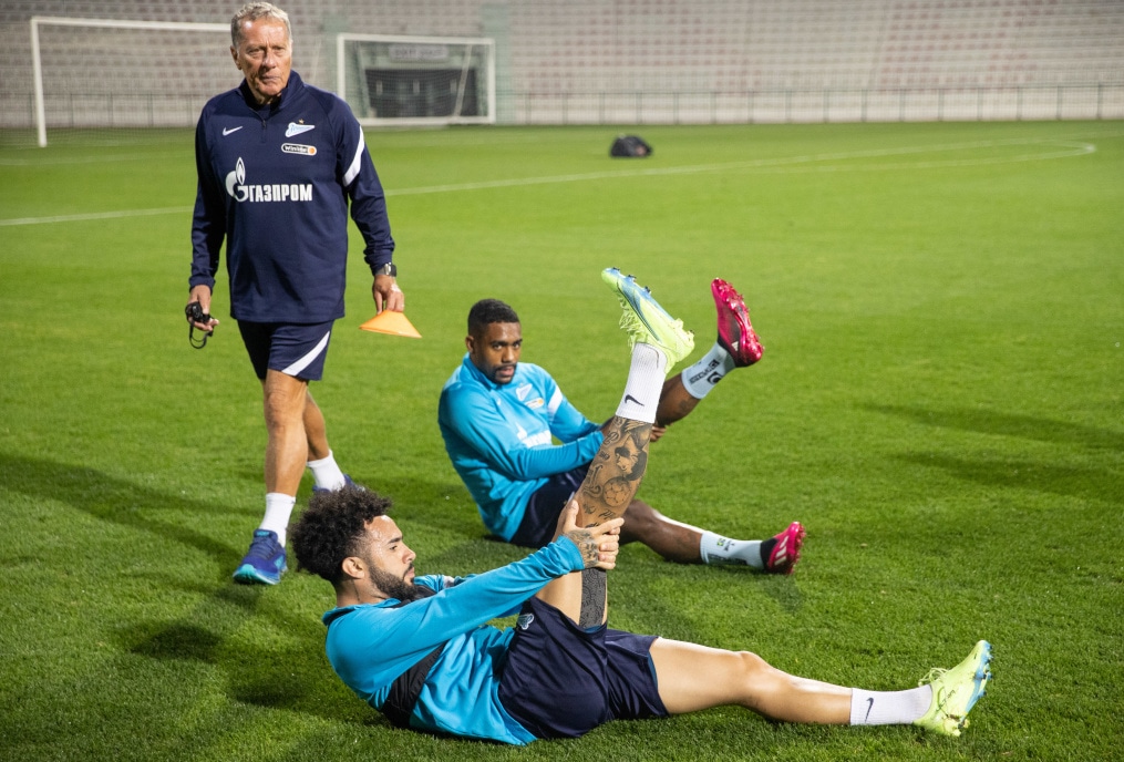 «Газпром» — тренировочные сборы в Дубае, 2 февраля: вечерняя тренировка