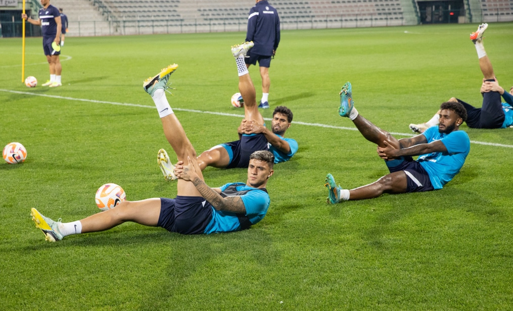 «Газпром» — тренировочные сборы в Дубае, 2 февраля: вечерняя тренировка