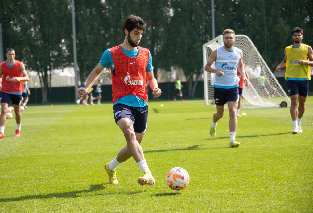 «Газпром» — тренировочные сборы в Дубае, 3 февраля: утренняя тренировка