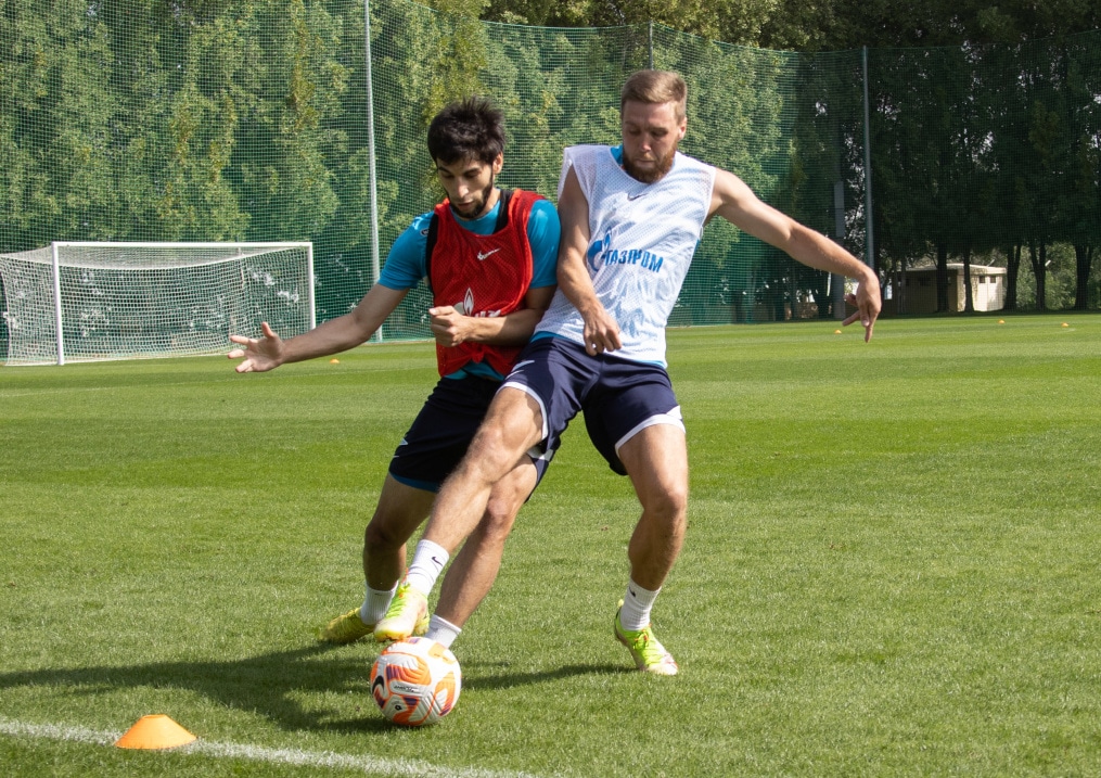 «Газпром» — тренировочные сборы в Дубае, 3 февраля: утренняя тренировка