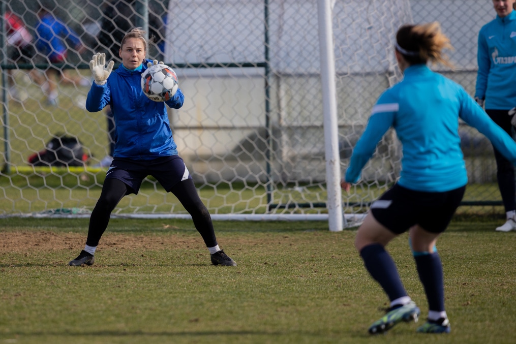 «Газпром»-тренировочные сборы женской  команды «Зенит» в Турции: 6 февраля, утренняя тренировка