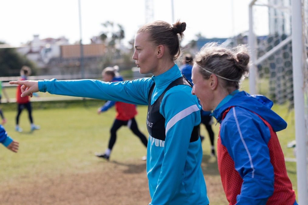 «Газпром»-тренировочные сборы женской  команды «Зенит» в Турции: 6 февраля, утренняя тренировка