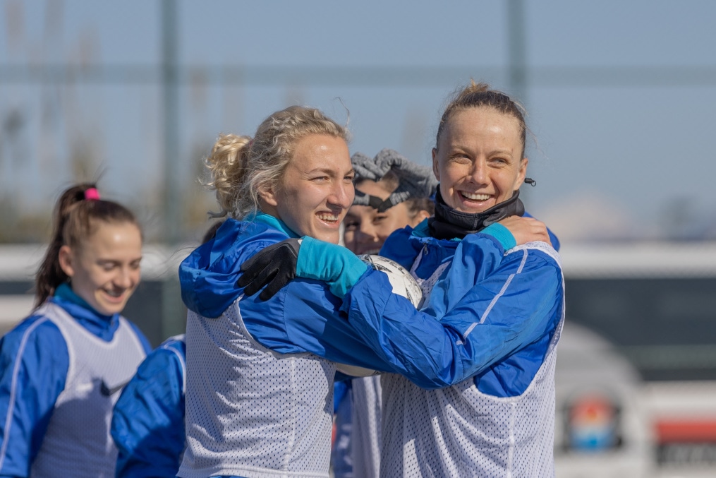 «Газпром»-тренировочные сборы женской  команды «Зенит» в Турции: 9 февраля, утренняя тренировка