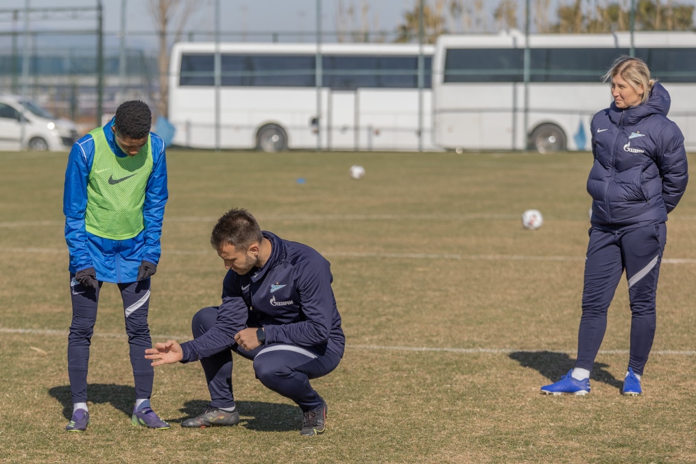«Газпром»-тренировочные сборы женской  команды «Зенит» в Турции: 9 февраля, утренняя тренировка