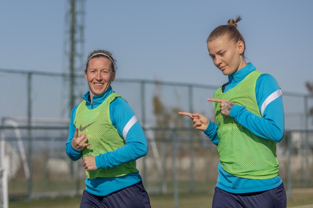 «Газпром»-тренировочные сборы женской  команды «Зенит» в Турции: 9 февраля, утренняя тренировка