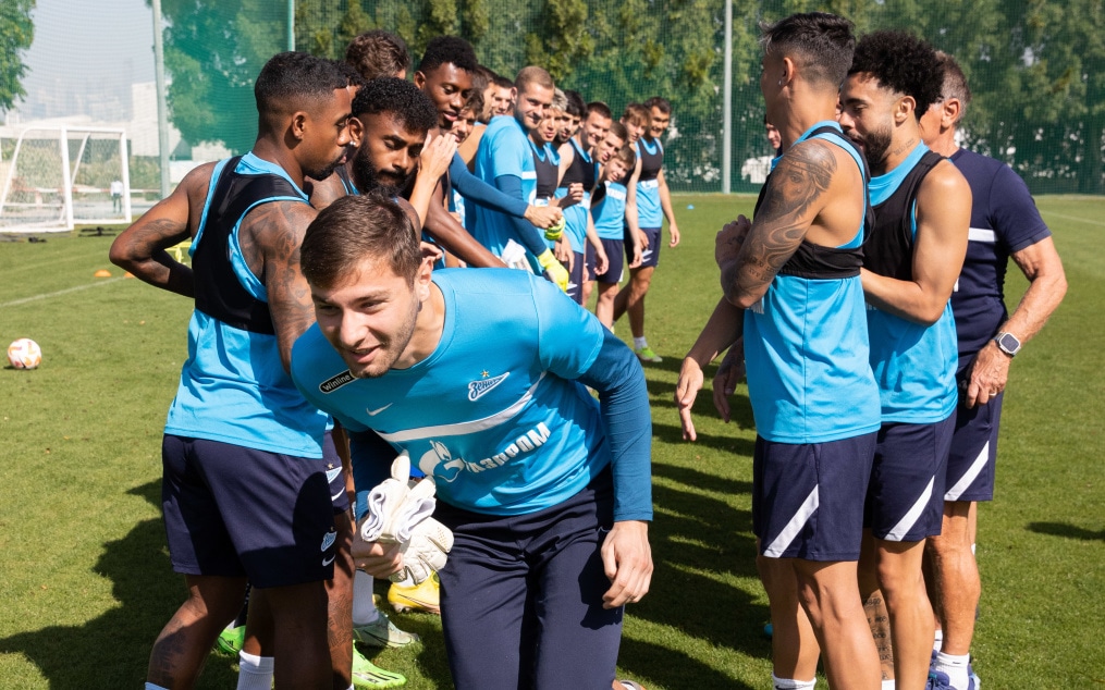 «Газпром» — тренировочные сборы в Дубае, 12 февраля: утренняя тренировка