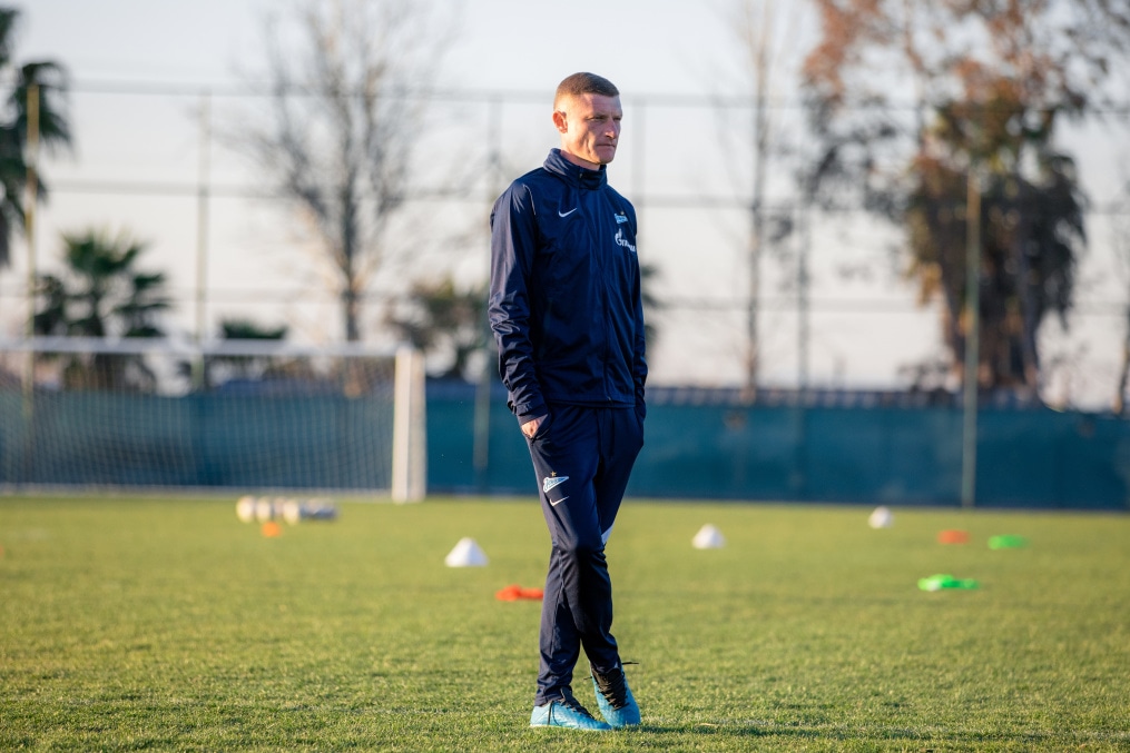 Вторые учебно-тренировочные сборы «Зенита»-м в Турции: 14 февраля, вечерняя тренировка