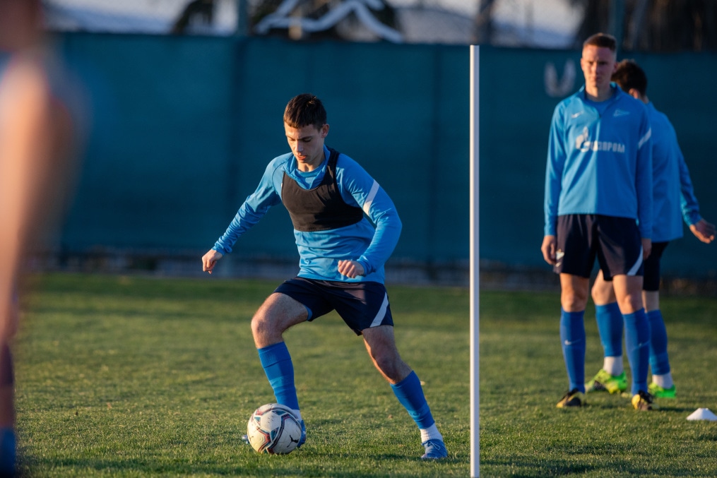 Вторые учебно-тренировочные сборы «Зенита»-м в Турции: 14 февраля, вечерняя тренировка