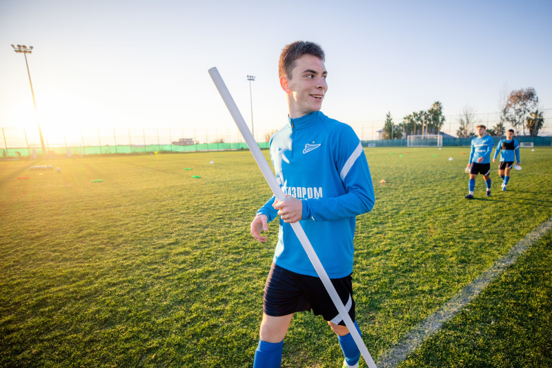 Вторые учебно-тренировочные сборы «Зенита»-м в Турции: 14 февраля, вечерняя тренировка