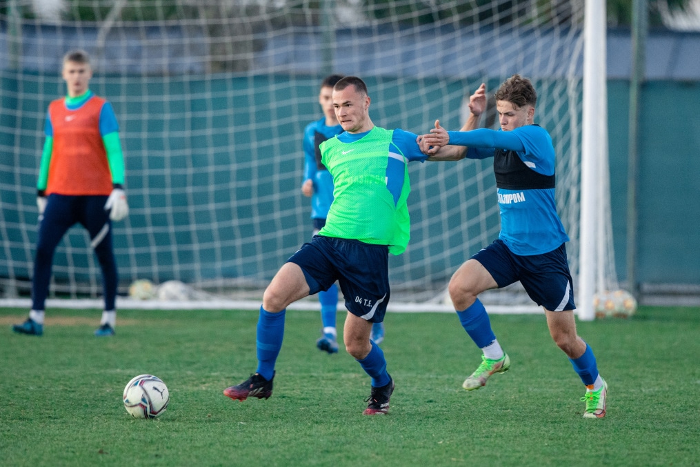 Вторые учебно-тренировочные сборы «Зенита»-м в Турции: 14 февраля, вечерняя тренировка