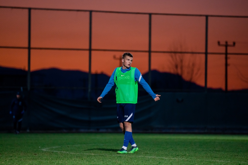 Вторые учебно-тренировочные сборы «Зенита»-м в Турции: 14 февраля, вечерняя тренировка