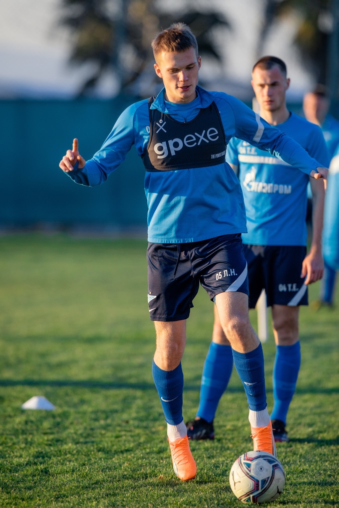 Вторые учебно-тренировочные сборы «Зенита»-м в Турции: 14 февраля, вечерняя тренировка