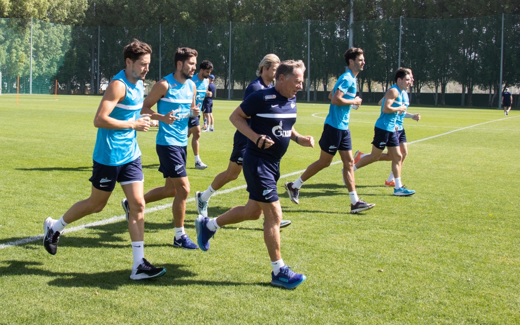 «Газпром» — тренировочные сборы в Дубае, 15 февраля, утренняя тренировка