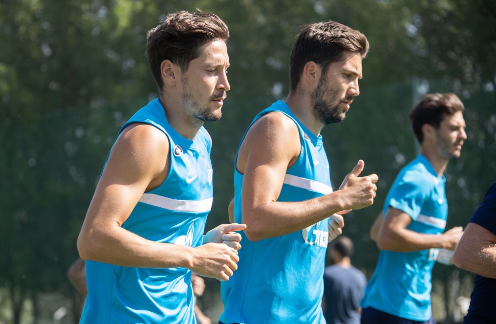 «Газпром» — тренировочные сборы в Дубае, 15 февраля, утренняя тренировка