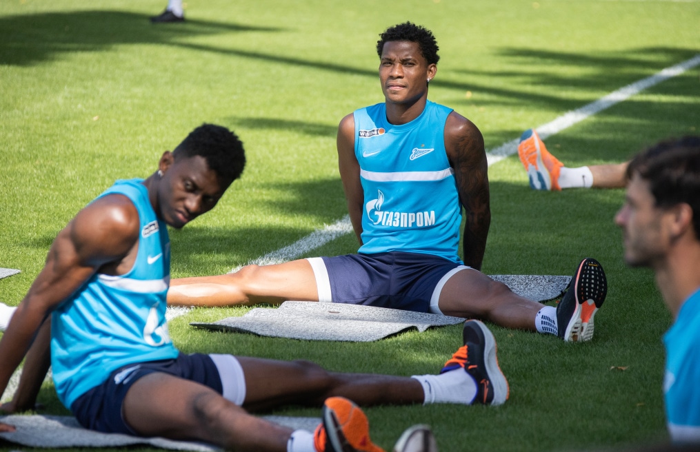 «Газпром» — тренировочные сборы в Дубае, 15 февраля, утренняя тренировка