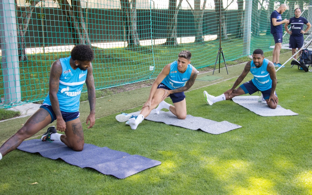 «Газпром» — тренировочные сборы в Дубае, 15 февраля, утренняя тренировка