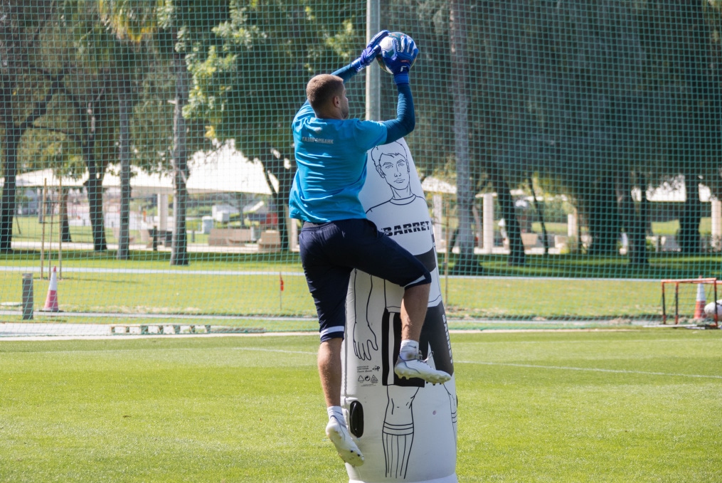«Газпром» — тренировочные сборы в Дубае, 15 февраля, утренняя тренировка