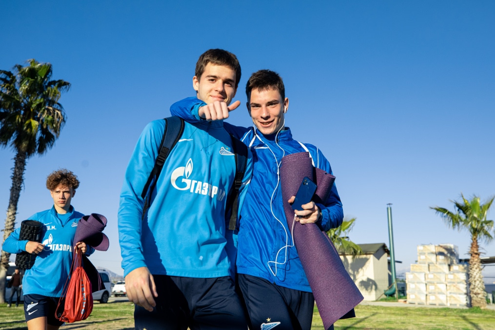 Вторые учебно-тренировочные сборы «Зенита»-м в Турции: 16 февраля, вечерняя тренировка