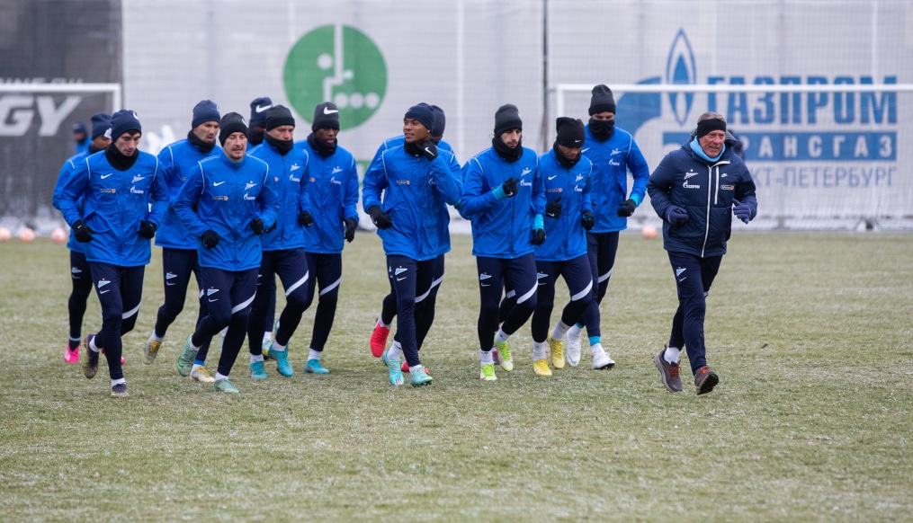 Открытая тренировка «Зенита» в «Газпром» — тренировочном центре