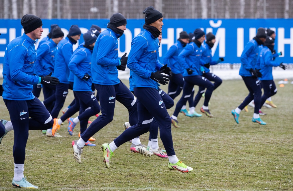 Открытая тренировка «Зенита» в «Газпром» — тренировочном центре