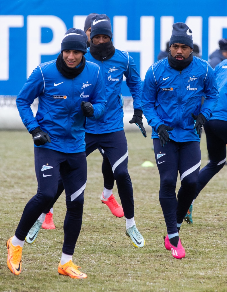 Открытая тренировка «Зенита» в «Газпром» — тренировочном центре