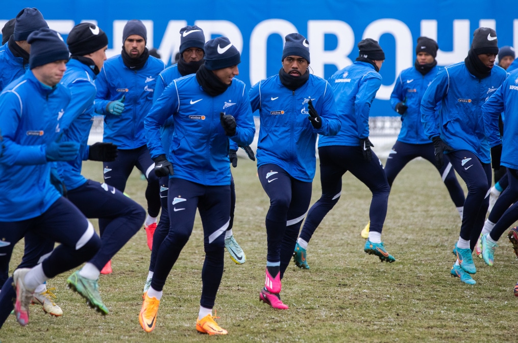 Открытая тренировка «Зенита» в «Газпром» — тренировочном центре