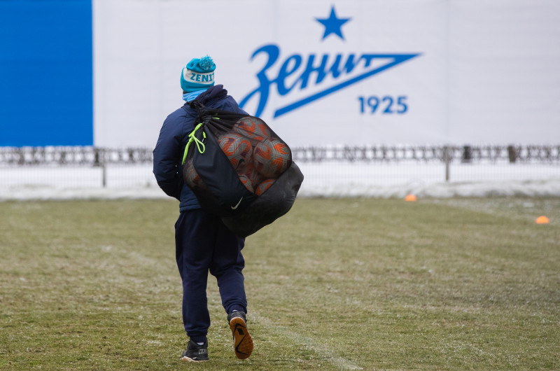 Открытая тренировка «Зенита» в «Газпром» — тренировочном центре