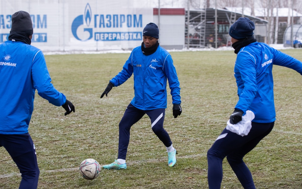 Открытая тренировка «Зенита» в «Газпром» — тренировочном центре