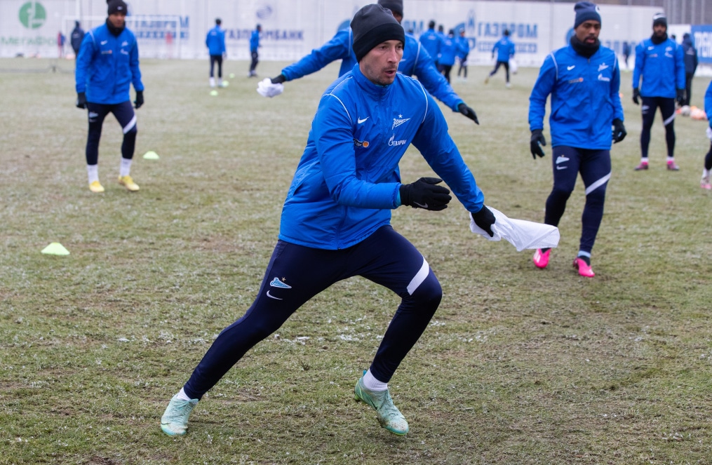 Открытая тренировка «Зенита» в «Газпром» — тренировочном центре