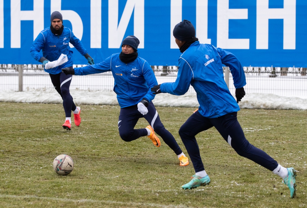 Открытая тренировка «Зенита» в «Газпром» — тренировочном центре