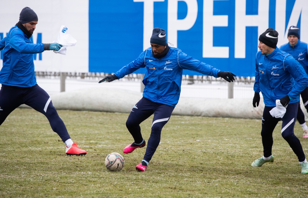Открытая тренировка «Зенита» в «Газпром» — тренировочном центре