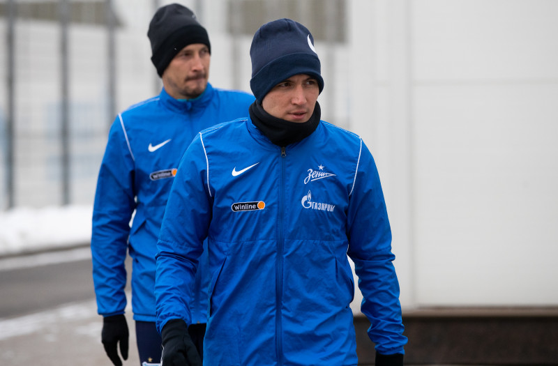 Открытая тренировка «Зенита» в «Газпром» — тренировочном центре