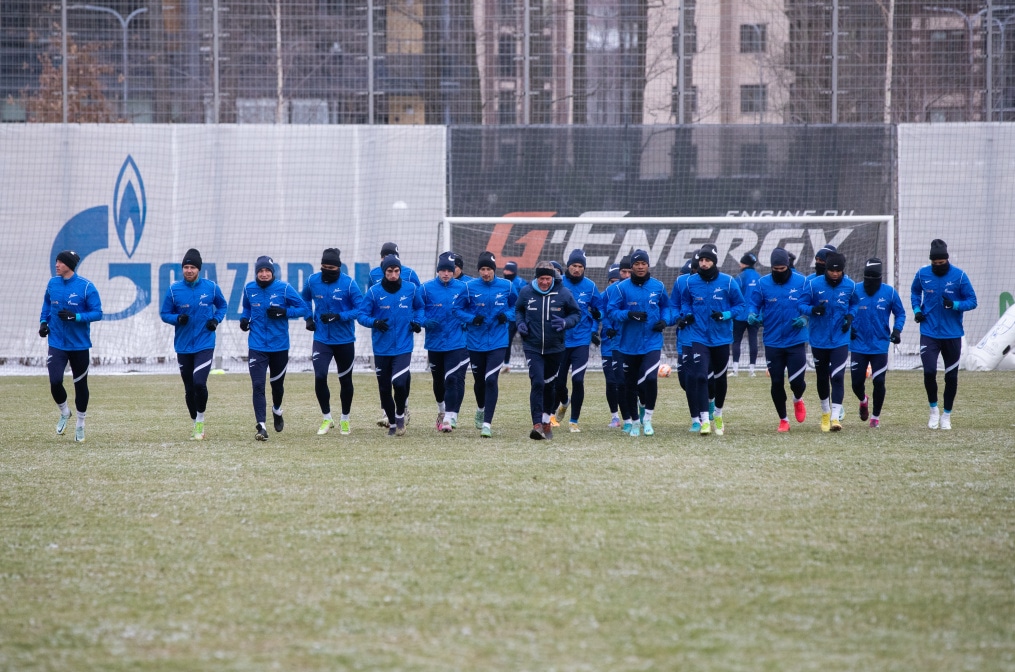 Открытая тренировка «Зенита» в «Газпром» — тренировочном центре