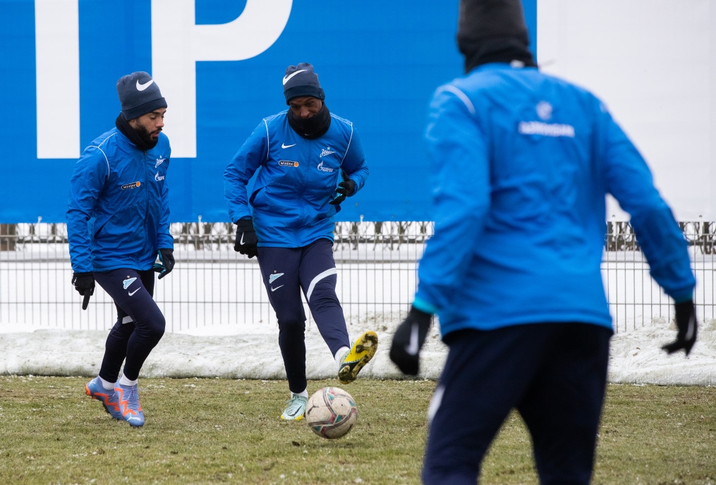 Открытая тренировка «Зенита» в «Газпром» — тренировочном центре