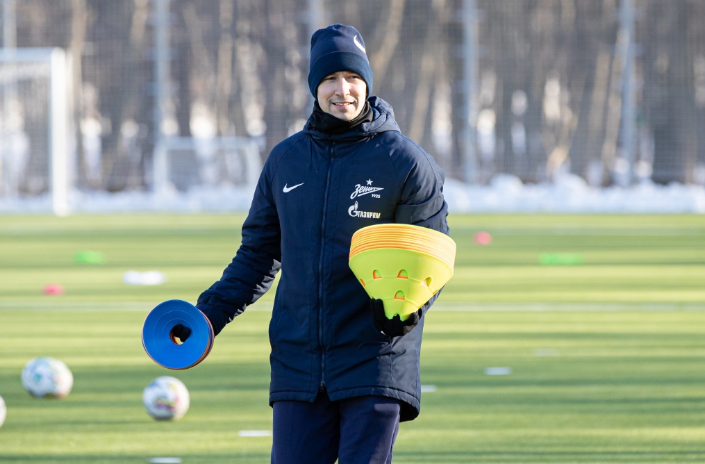 Тренировка женской команды «Зенит» в Удельном парке