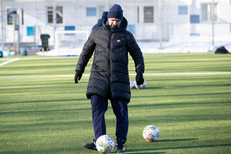 Тренировка женской команды «Зенит» в Удельном парке