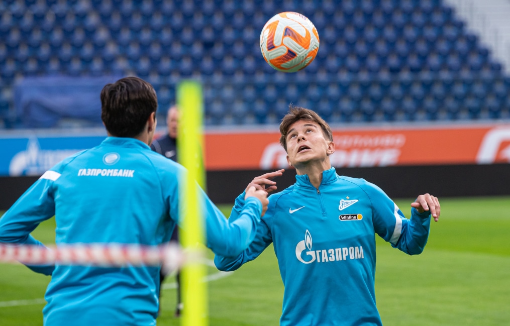 Открытая тренировка «Зенита» перед матчем с «Пари НН»