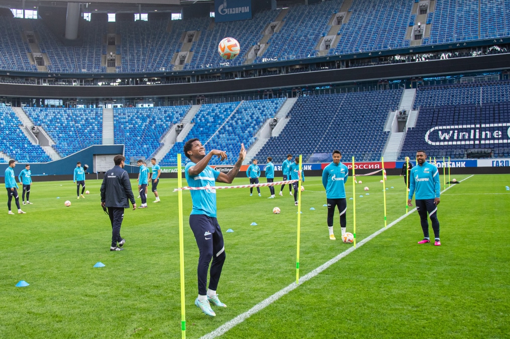 Открытая тренировка «Зенита» перед матчем с «Пари НН»