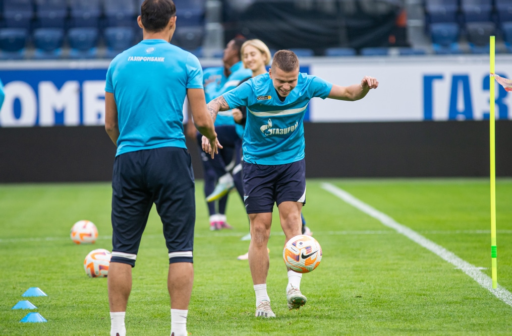 Открытая тренировка «Зенита» перед матчем с «Пари НН»