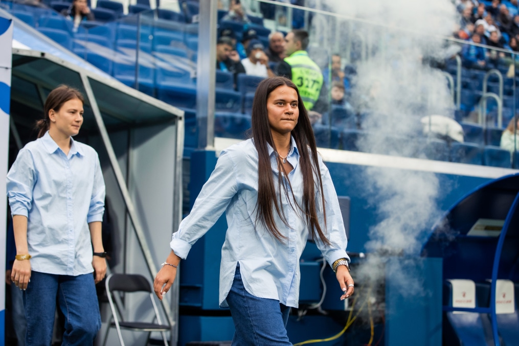 Презентация женской команды «Зенит» сезона-2023 на «Газпром Арене»